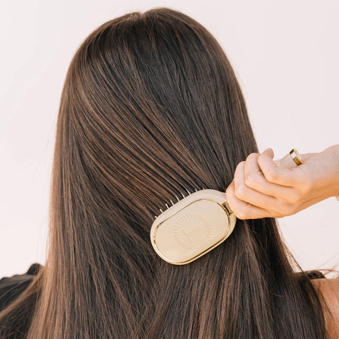 Mini Detangler Hair Brush for Medium Hair - Tan