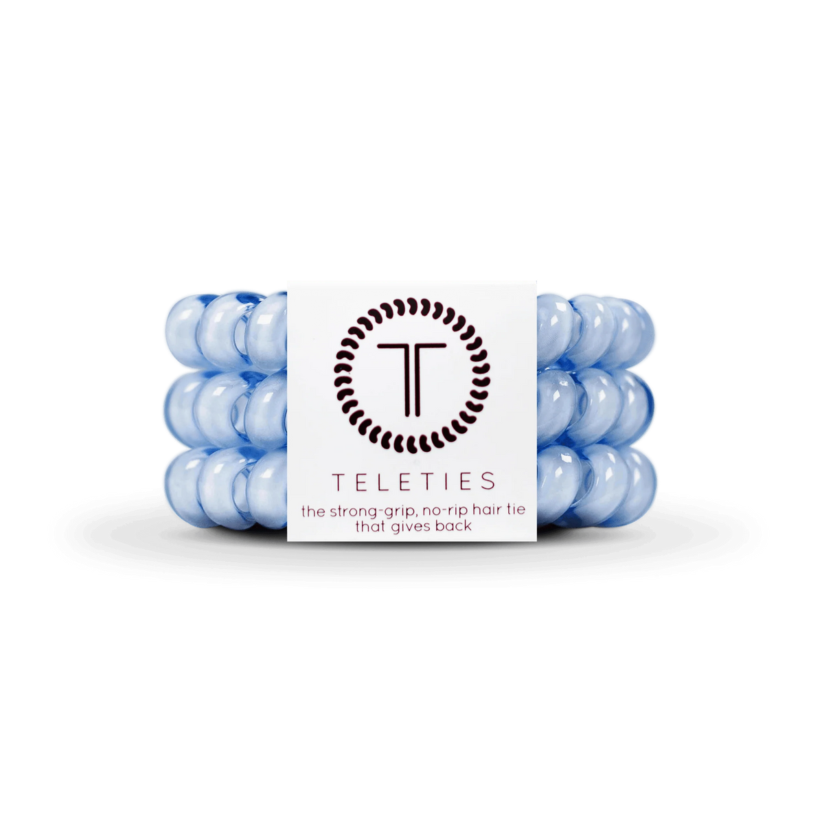 Washed Denim Large Hair Ties
