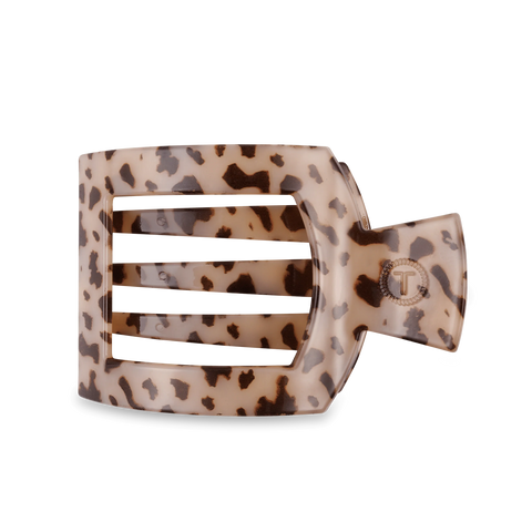 Blonde Tortoise Large Flat Square Hair Clip