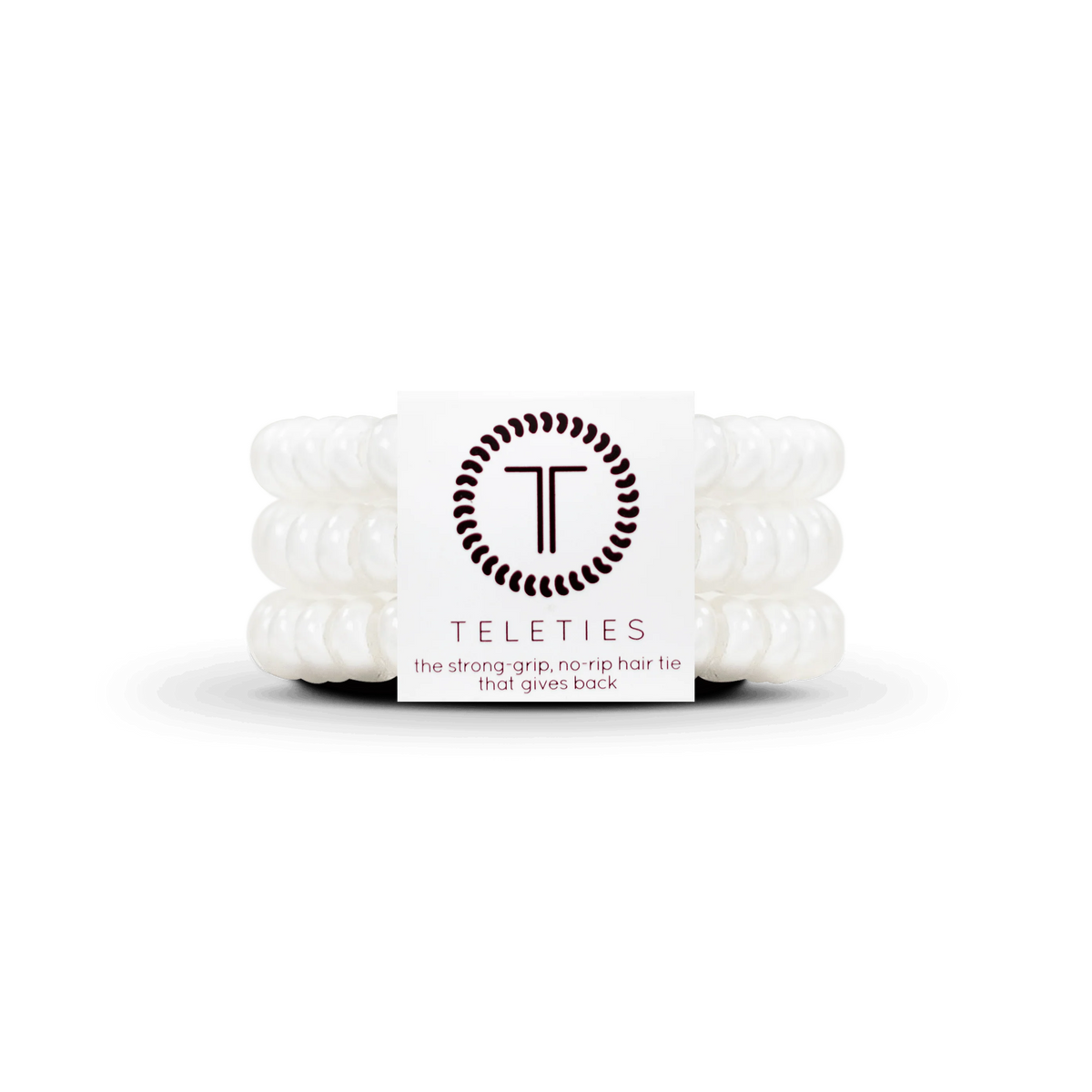 Coconut White Small Hair Ties