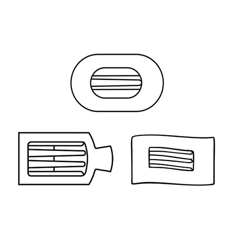 Mystery Medium Flat Clip