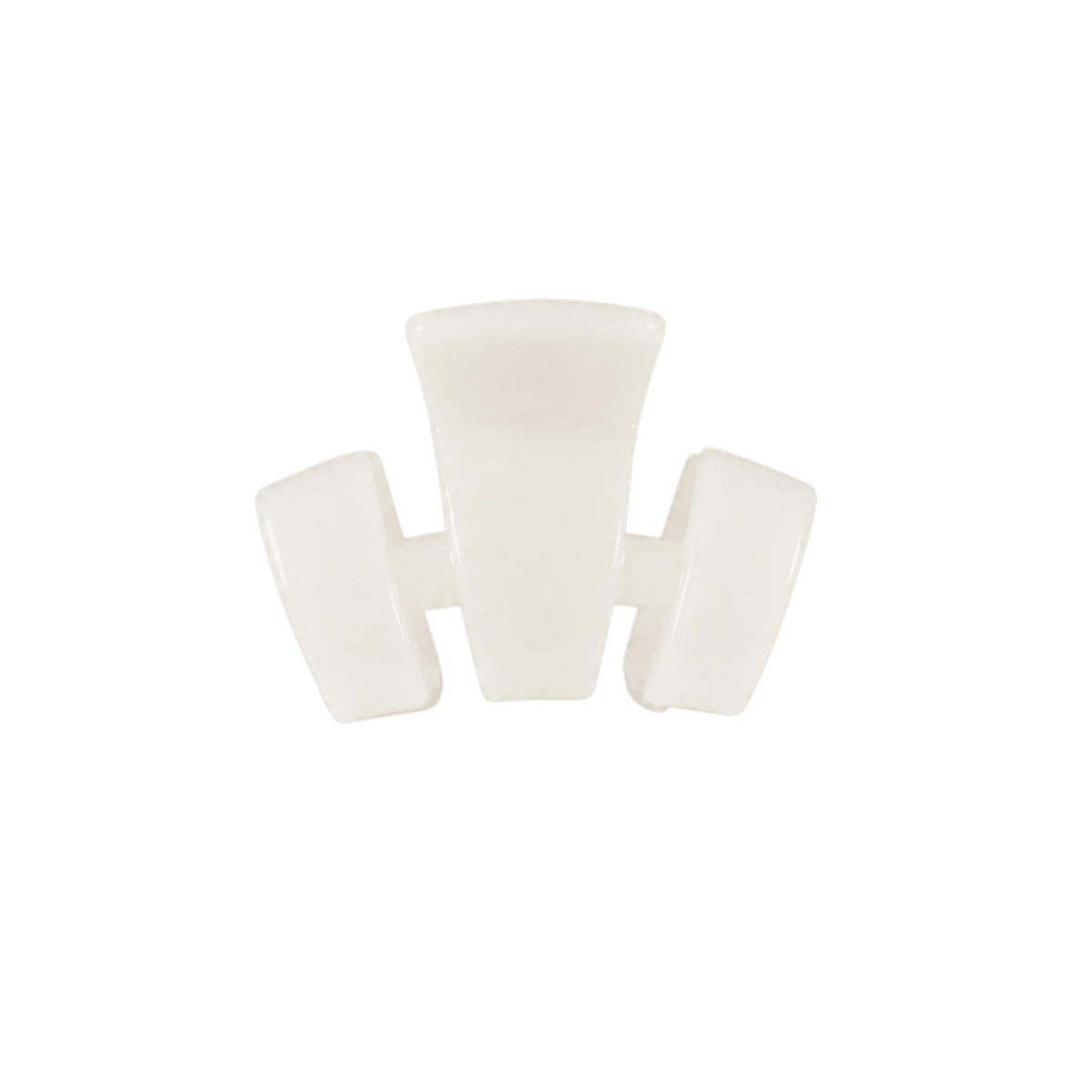 Classic Coconut White Petite Claw Clip