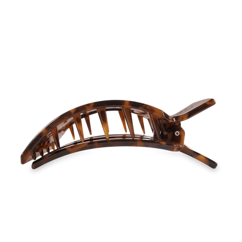 Tortoise Large Flat Square Hair Clip