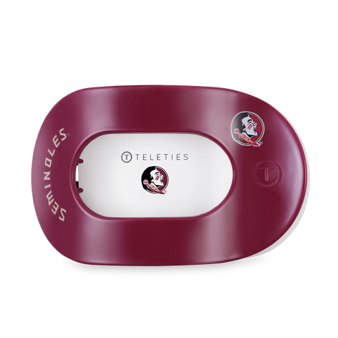 Go Noles! Large Flat Round Hair Clip