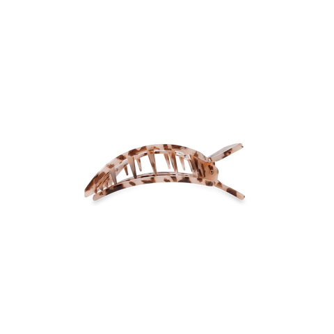Blonde Tortoise Small Flat Square Hair Clip