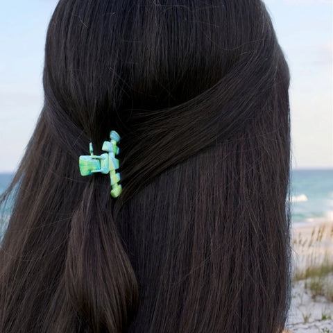 Classic By the Sea Shore Tiny Claw Clip