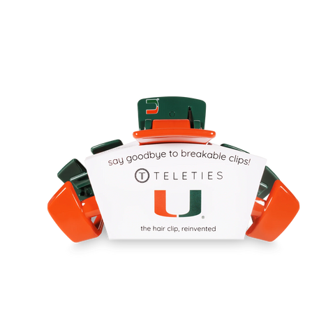 University of Miami Medium Claw Clip