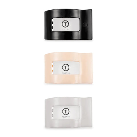 Rectangle Neutral Flat Clip Bundle - Medium