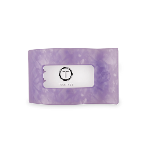 Lavender Mist Medium Flat Rectangle Hair Clip