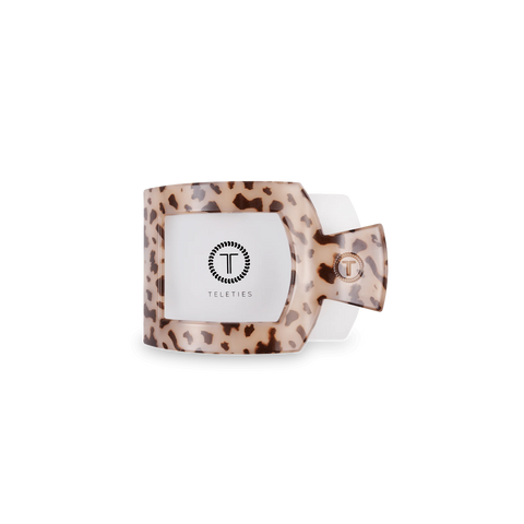 Blonde Tortoise Small Flat Square Hair Clip