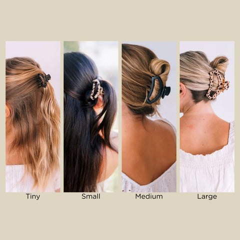Open Almond Beige Tiny Hair Clip