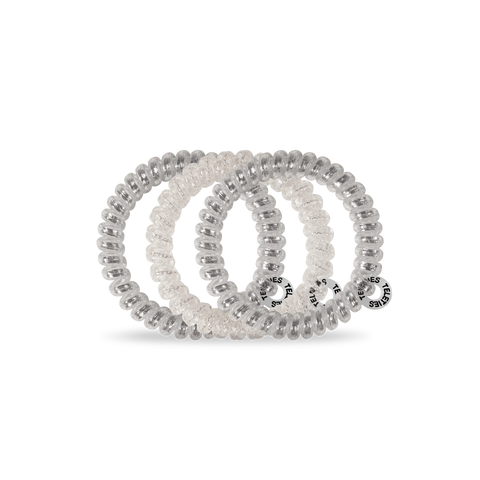 Silver Slay Small Hair Ties