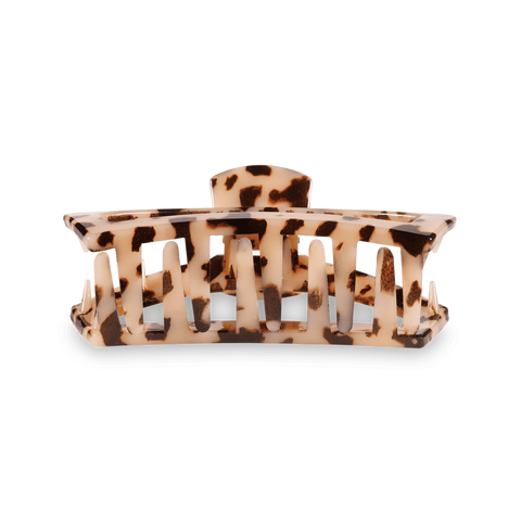 Open Blonde Tortoise Medium Claw Hair Clip