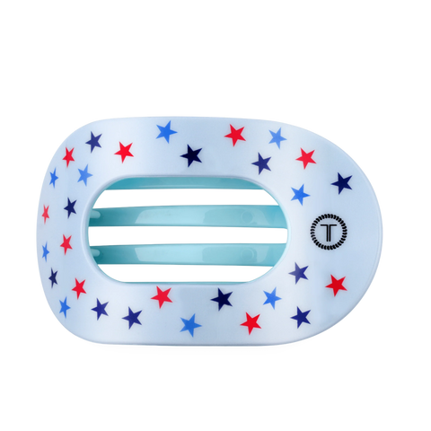 United We Sparkle Large Flat Round Hair Clip