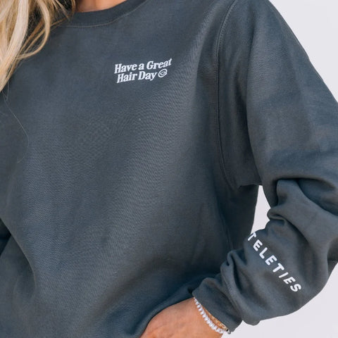 TELETIES Have a Great Hair Day Crewneck - Small