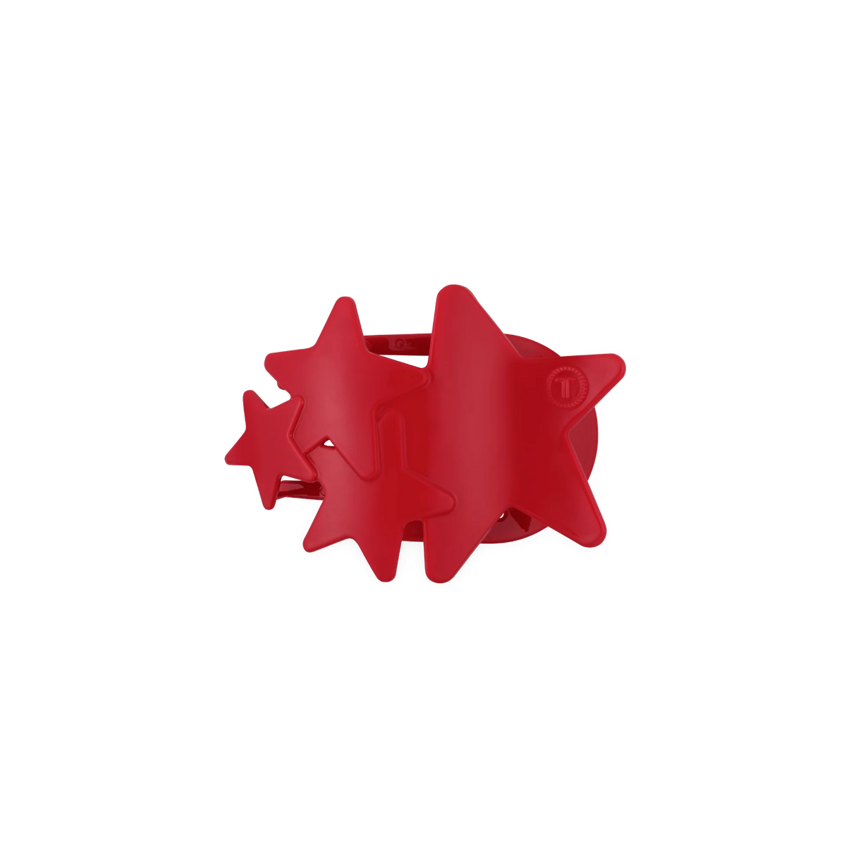 Red Shooting Star Small Flat Hair Clip