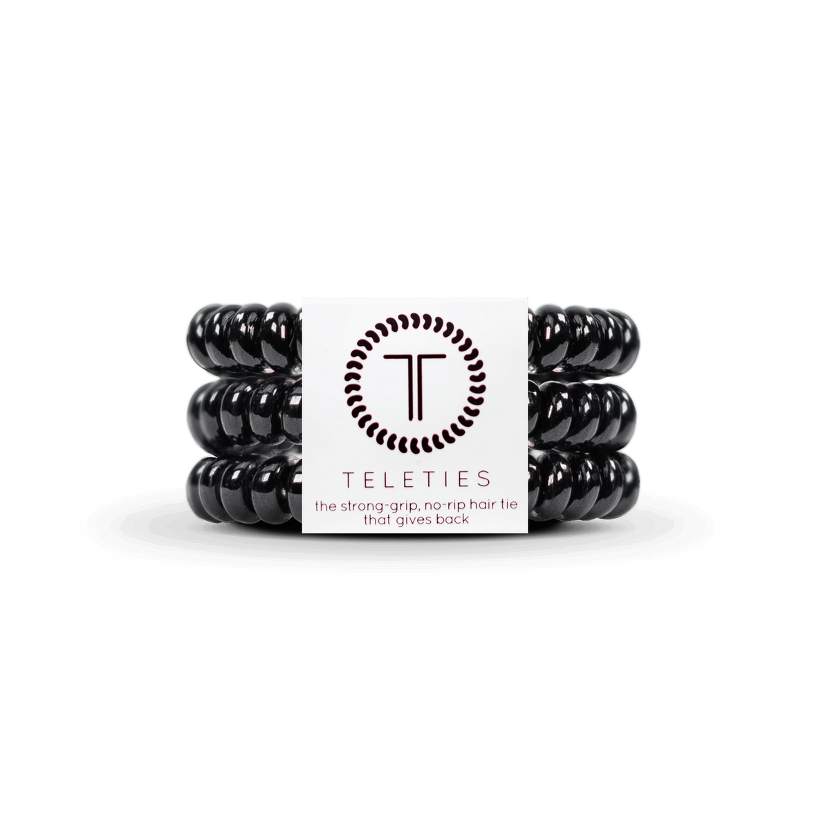 Jet Black Small Hair Ties