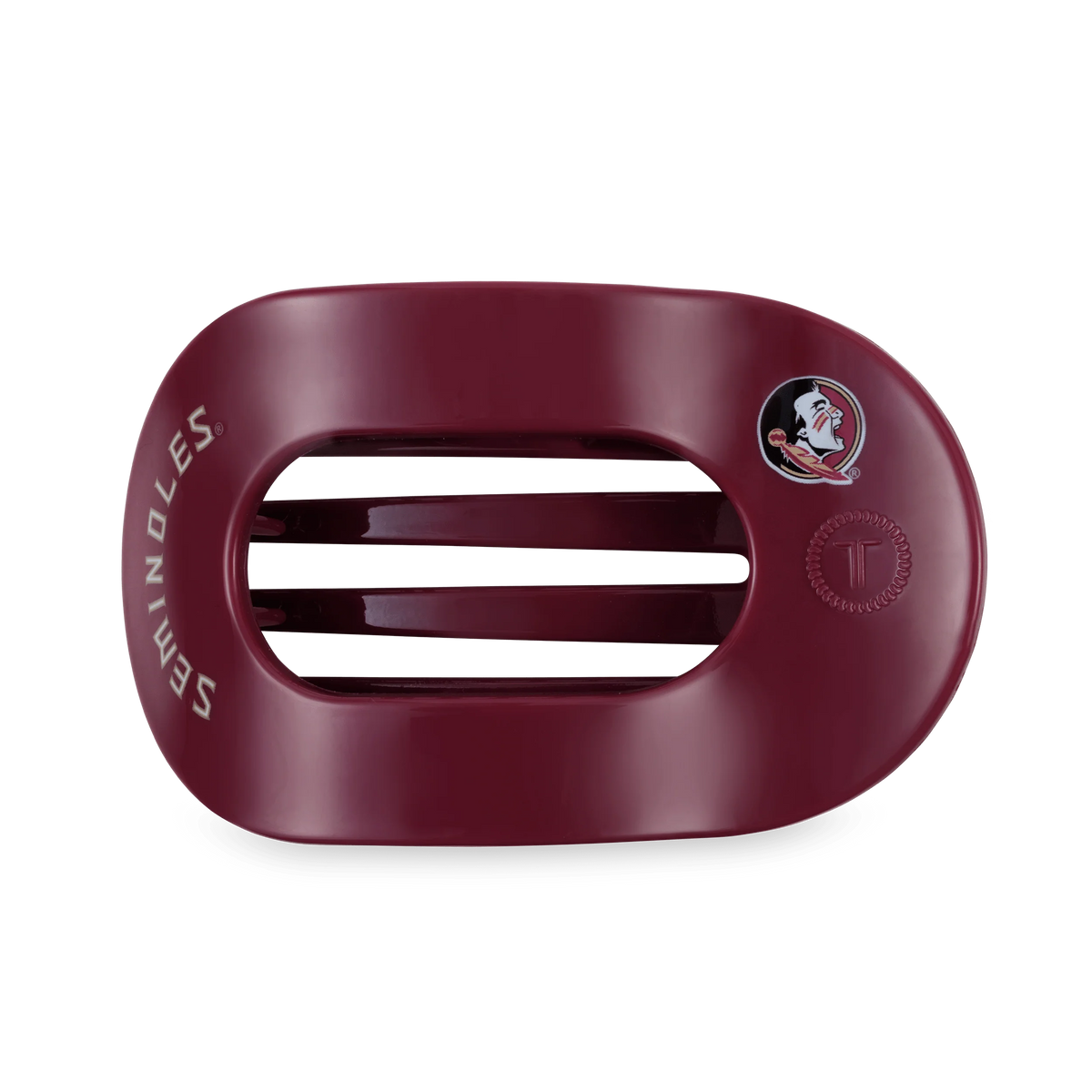 Go Noles! Large Flat Round Hair Clip