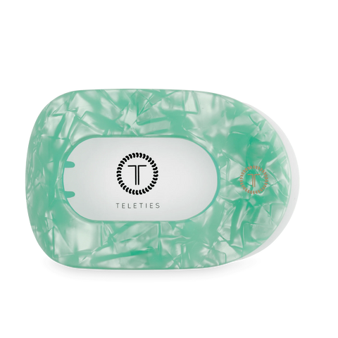 Spring Splash Large Flat Round Hair Clip