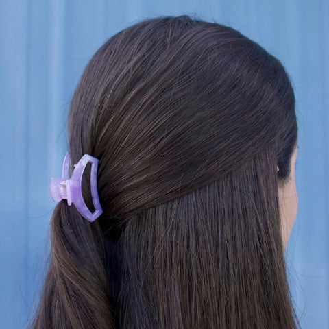 Open Lavender Mist Tiny Hair Clip
