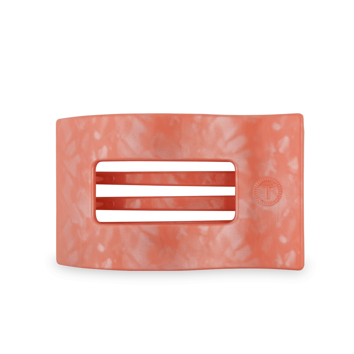 Dreamsicle Large Flat Rectangle Hair Clip