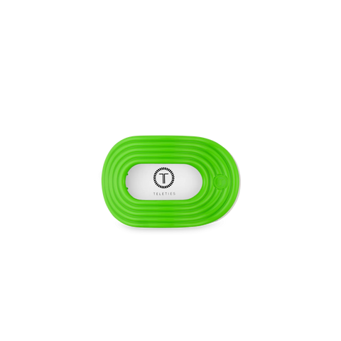 Glow For It Tiny Flat Round Hair Clip
