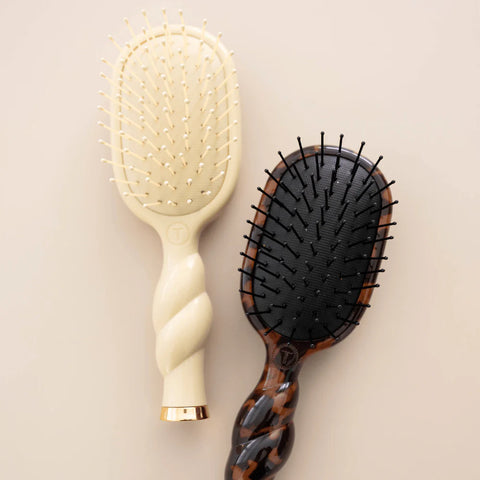 Mini Detangler Hair Brush for Medium Hair - Tortoise